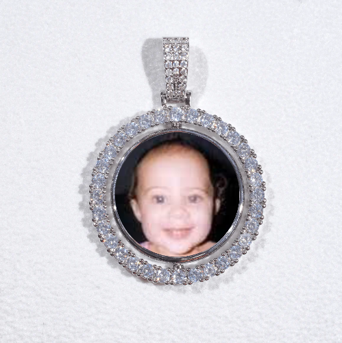 3D Spinning 2-Faced Custom Picture Pendant
