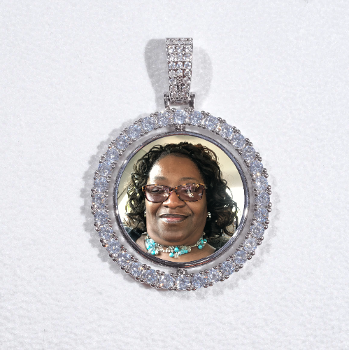 3D Spinning 2-Faced Custom Picture Pendant