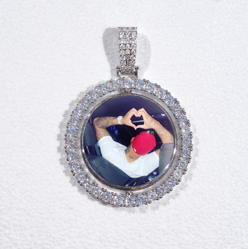 3D Spinning 2-Faced Custom Picture Pendant
