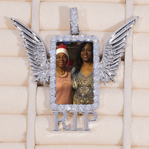 RIP WING 3D CUSTOM PICTURE PENDANT