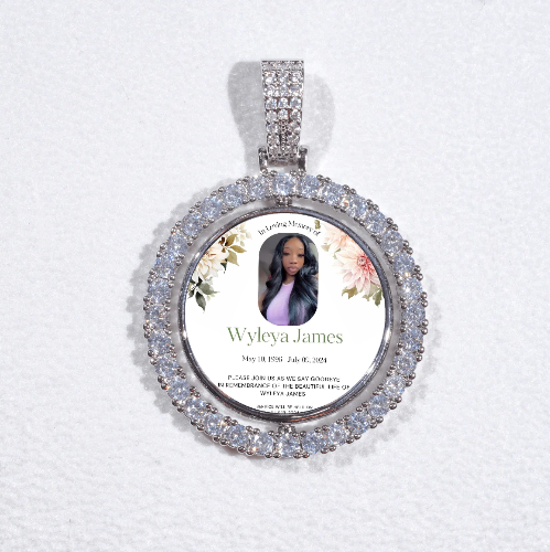 3D Spinning 2-Faced Custom Picture Pendant
