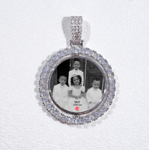 3D Spinning 2-Faced Custom Picture Pendant