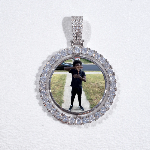 3D Spinning 2-Faced Custom Picture Pendant