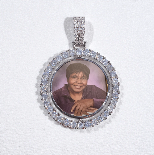 3D Spinning 2-Faced Custom Picture Pendant