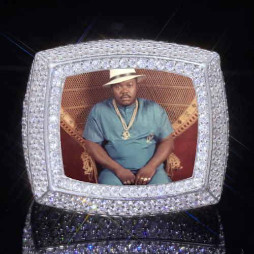 3D CUSTOM PICTURE ICED RING