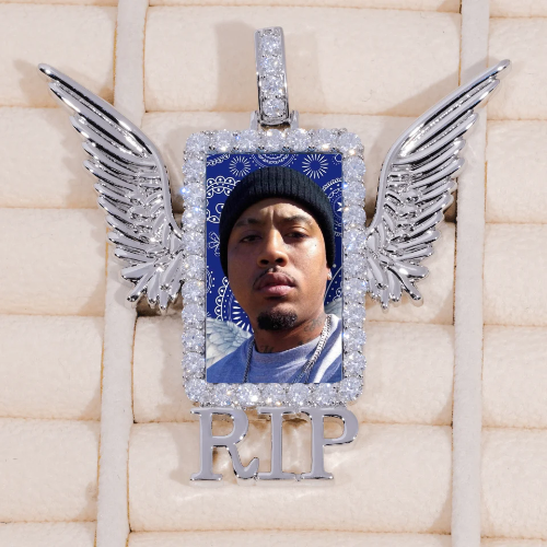 RIP WING 3D CUSTOM PICTURE PENDANT