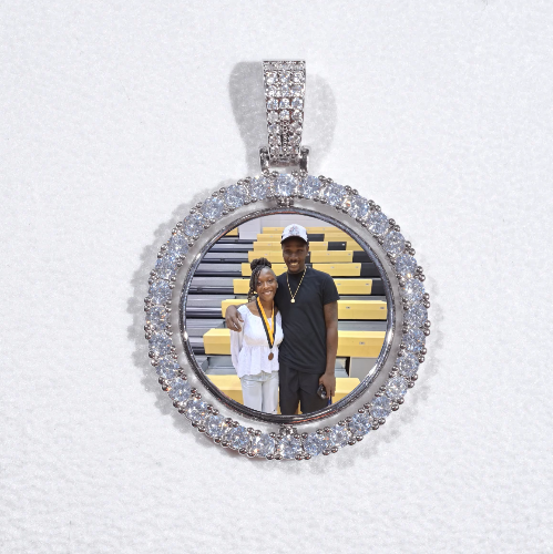 3D Spinning 2-Faced Custom Picture Pendant