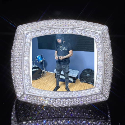 3D CUSTOM PICTURE ICED RING