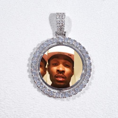 3D Spinning 2-Faced Custom Picture Pendant