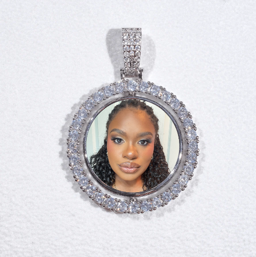 3D Spinning 2-Faced Custom Picture Pendant