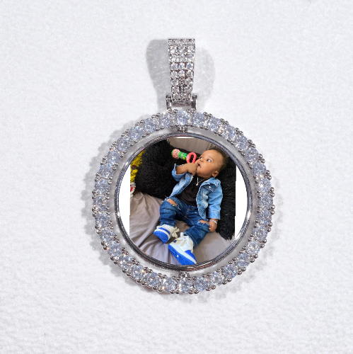 3D Spinning 2-Faced Custom Picture Pendant