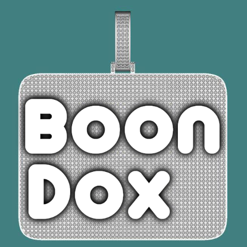 CUSTOM LETTER NECKLACE 3D BIG SQUARE