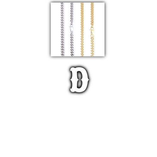 Custom Letters Freibeuter Font Necklace