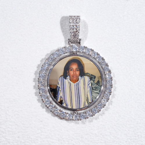 3D Spinning 2-Faced Custom Picture Pendant