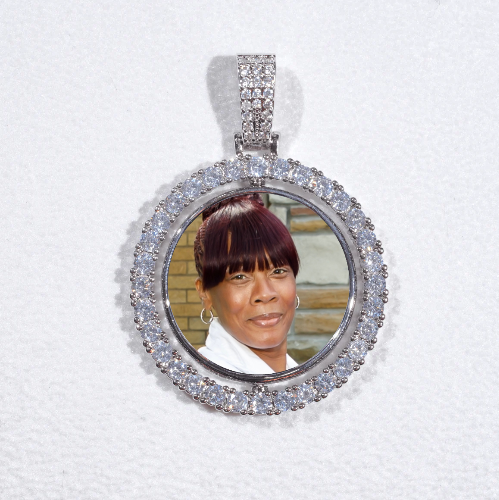 3D Spinning 2-Faced Custom Picture Pendant