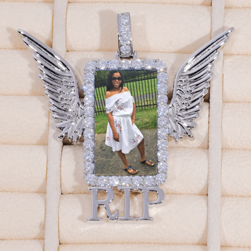 RIP WING 3D CUSTOM PICTURE PENDANT