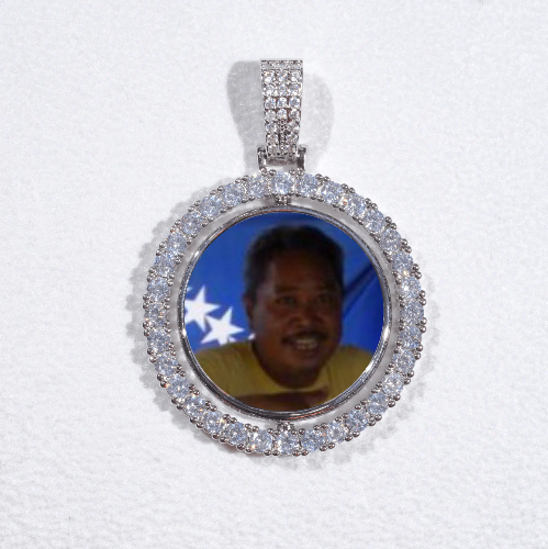 3D Spinning 2-Faced Custom Picture Pendant