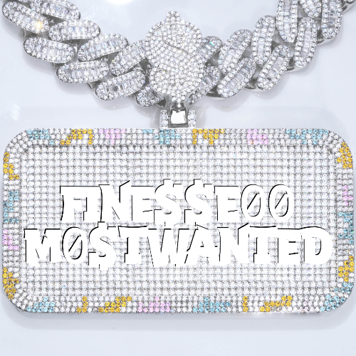 CUSTOM LETTER NECKLACE 3D COLORFUL SQUARE