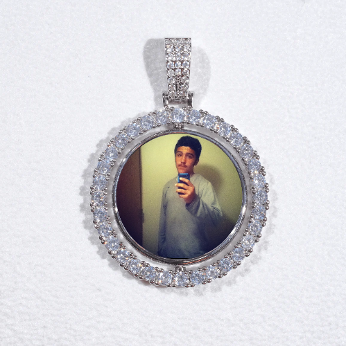 3D Spinning 2-Faced Custom Picture Pendant
