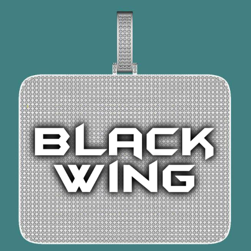 CUSTOM LETTER NECKLACE 3D BIG SQUARE