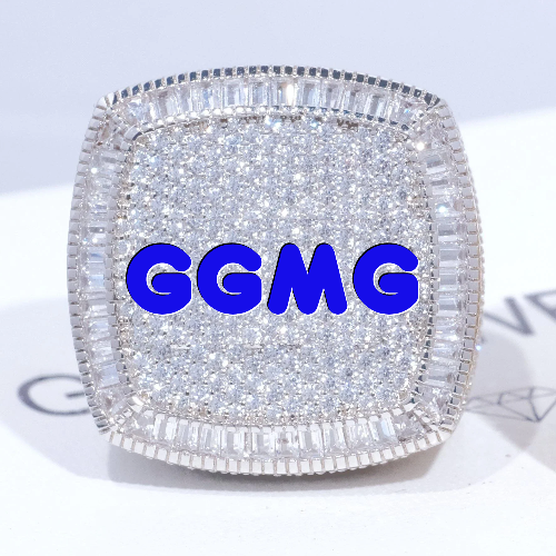 CUSTOM LETTER 3D ICED RING