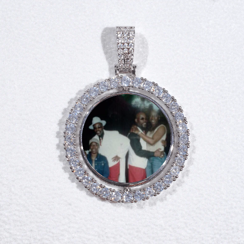 3D Spinning 2-Faced Custom Picture Pendant