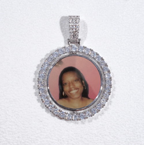 3D Spinning 2-Faced Custom Picture Pendant