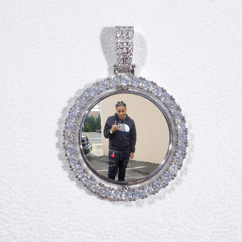 3D Spinning 2-Faced Custom Picture Pendant