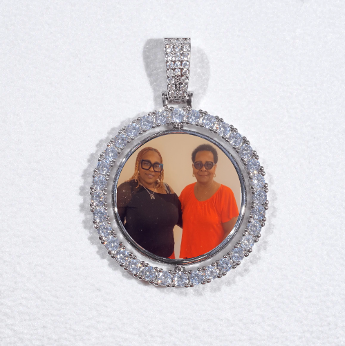 3D Spinning 2-Faced Custom Picture Pendant