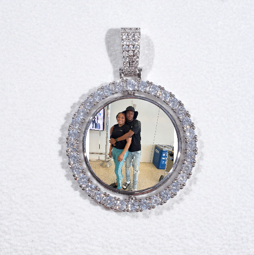 3D Spinning 2-Faced Custom Picture Pendant
