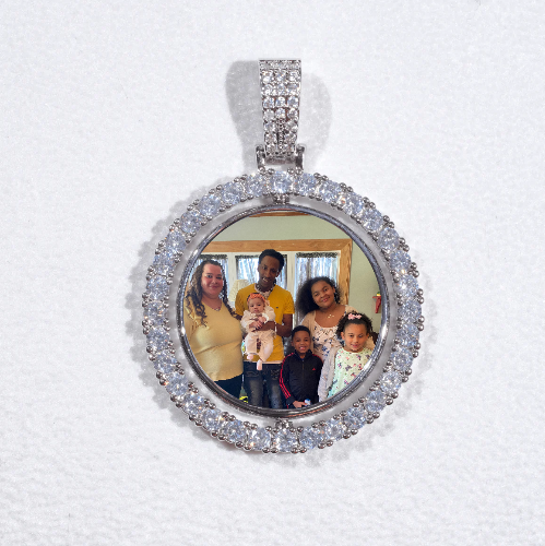 3D Spinning 2-Faced Custom Picture Pendant