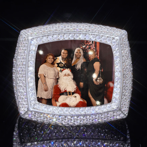 3D CUSTOM PICTURE ICED RING