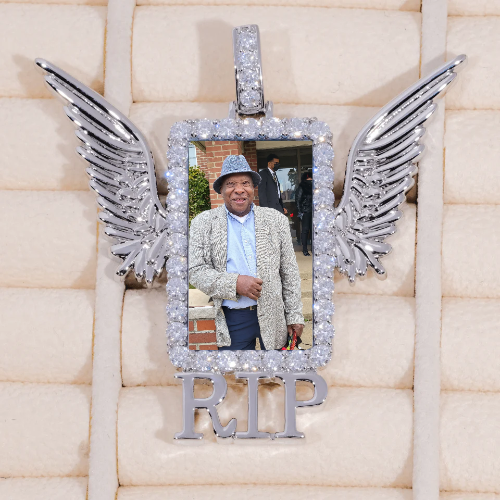 RIP WING 3D CUSTOM PICTURE PENDANT