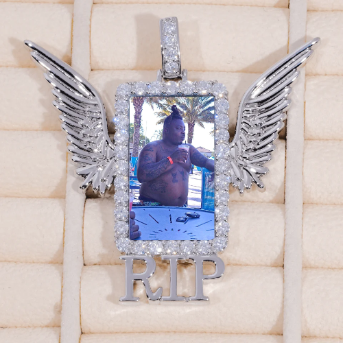 RIP WING 3D CUSTOM PICTURE PENDANT