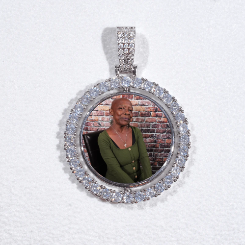 3D Spinning 2-Faced Custom Picture Pendant