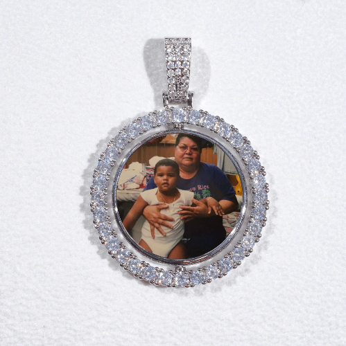 3D Spinning 2-Faced Custom Picture Pendant