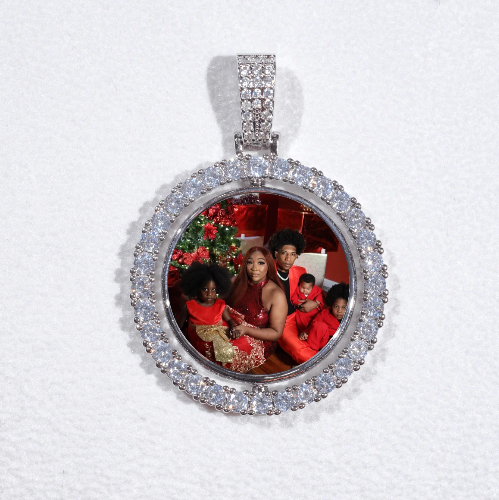3D Spinning 2-Faced Custom Picture Pendant