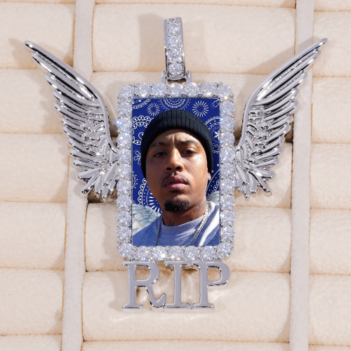 RIP WING 3D CUSTOM PICTURE PENDANT