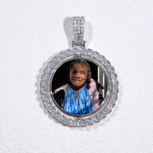 3D Spinning 2-Faced Custom Picture Pendant