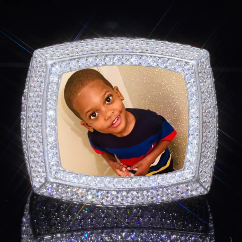 3D CUSTOM PICTURE ICED RING