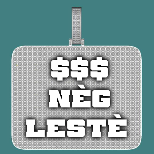CUSTOM LETTER NECKLACE 3D BIG SQUARE