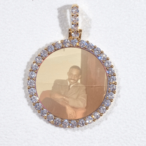3D CIRCLE CUSTOM PICTURE PENDANT SMALL SIZE