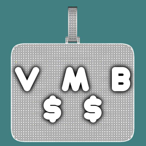CUSTOM LETTER NECKLACE 3D BIG SQUARE