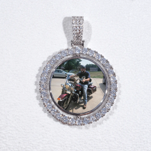 3D Spinning 2-Faced Custom Picture Pendant