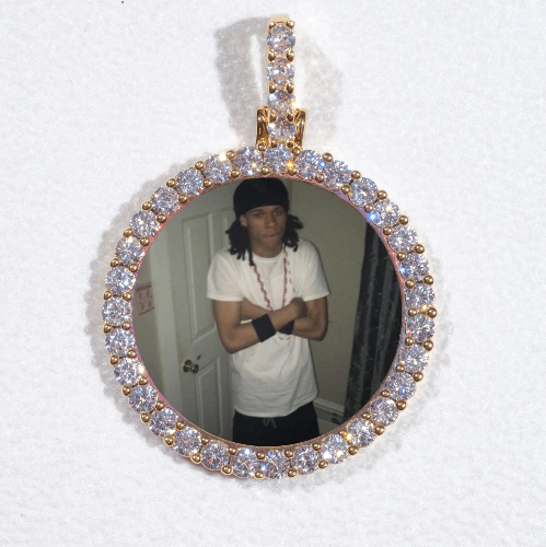 3D CIRCLE CUSTOM PICTURE PENDANT SMALL SIZE