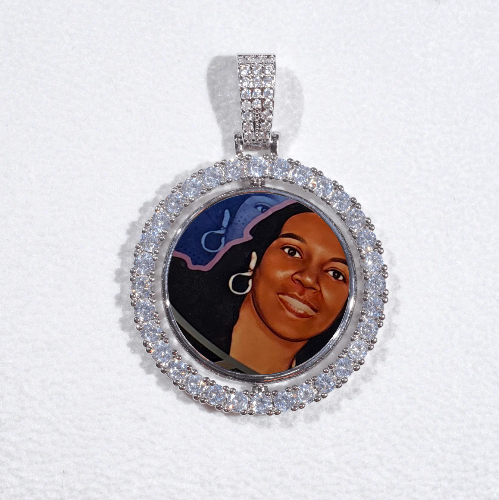 3D Spinning 2-Faced Custom Picture Pendant