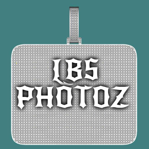 CUSTOM LETTER NECKLACE 3D BIG SQUARE