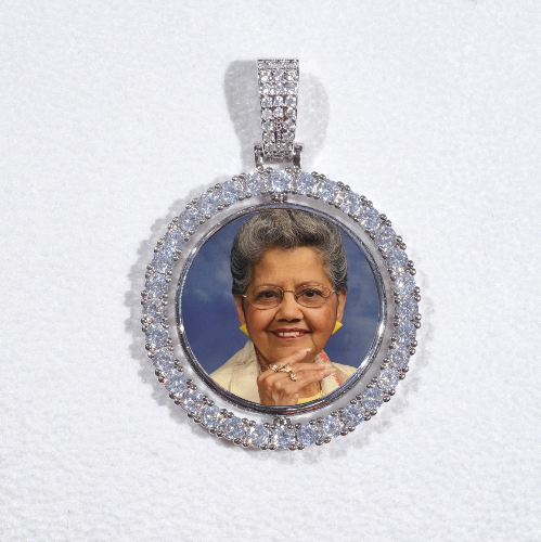 3D Spinning 2-Faced Custom Picture Pendant