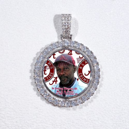3D Spinning 2-Faced Custom Picture Pendant