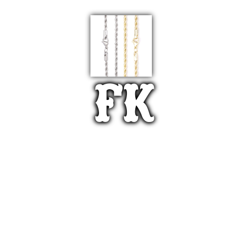 Custom Letters Freibeuter Font Necklace
